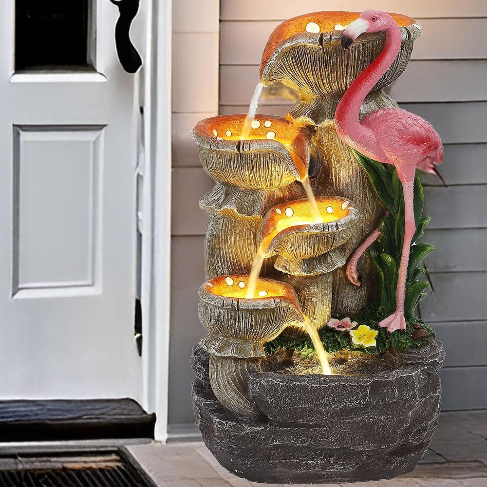 نافورة مائية داخلية وخارجية من - مراجعة Outdoor Lighting For Backyard وسعره