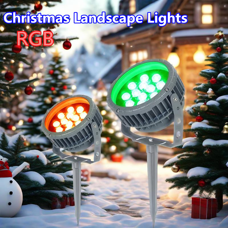 RGB LED مصباح في الهواء الطلق  - مراجعة Outdoor Lighting Ground Fixtures وسعره