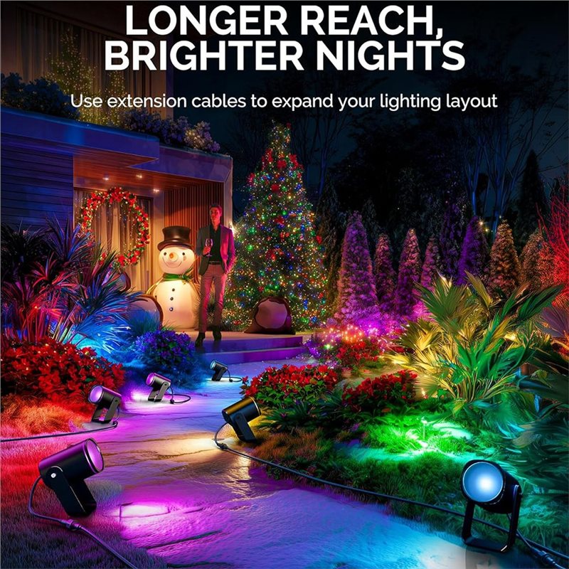 【يوصى به】كابل تمديد بطول 10 أق - مراجعة Outdoor Lighting Extension Cord وسعره
