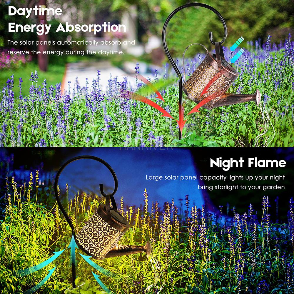 مسقاة بالطاقة الشمسية ضوء معلق - مراجعة Outdoor Lighting Bronze وسعره