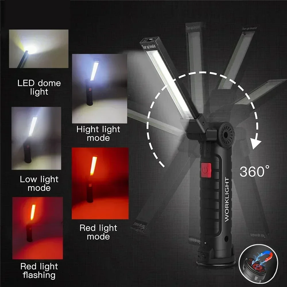 LED COB مصباح يدوي USB مصباح ف - مراجعة Outdoor Lighting B&Q وسعره