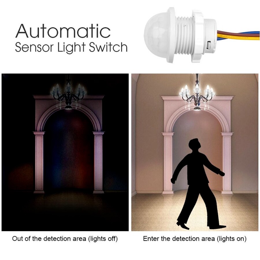 مفتاح ذكي بمستشعر حركة PIR للا - مراجعة Outdoor Lighting Motion Sensor وسعره