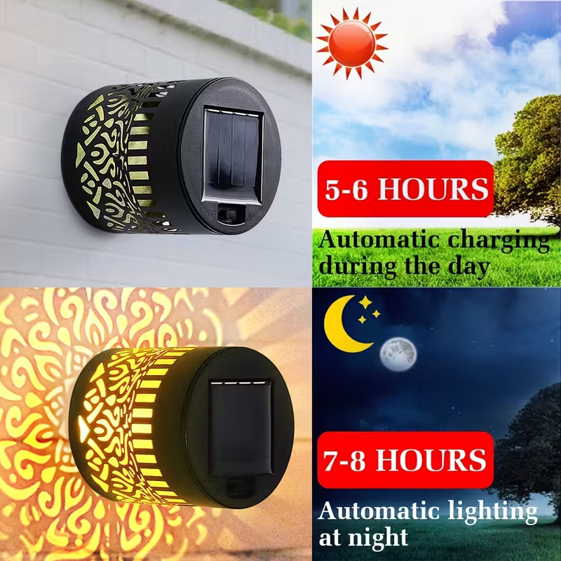 مصباح جداري شمسي LED بتصميم ما - مراجعة Solar Lantern Hanging وسعره