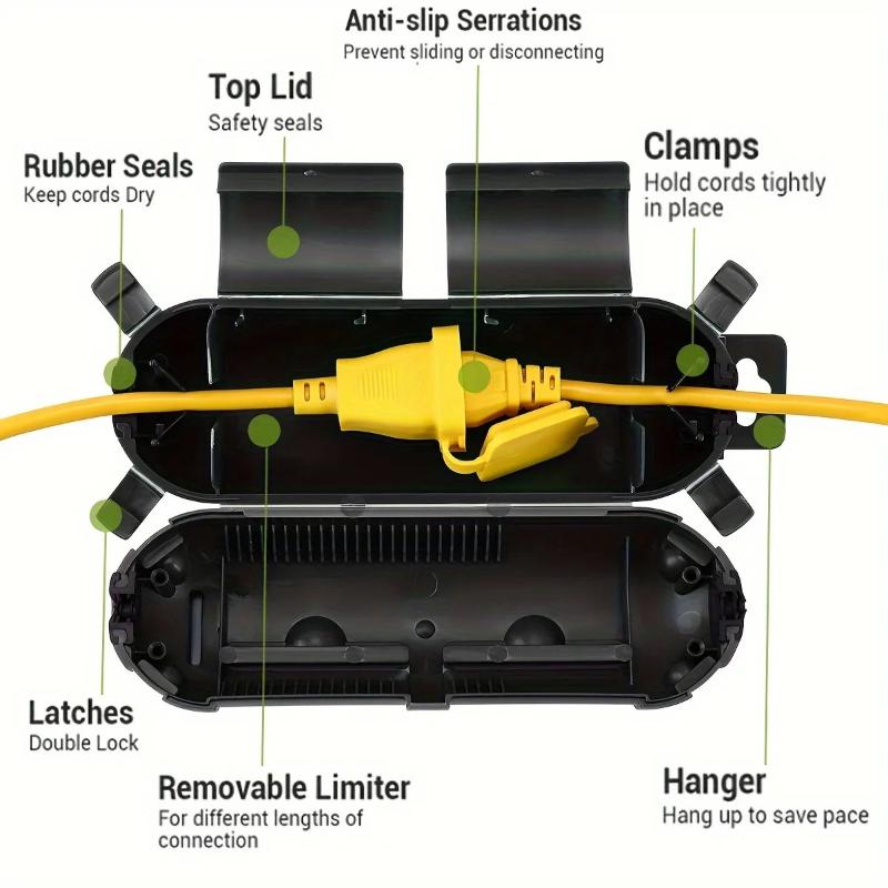 غطاء سلك تمديد كهربائي مقاوم ل - مراجعة Outdoor Lighting Extension Cord وسعره