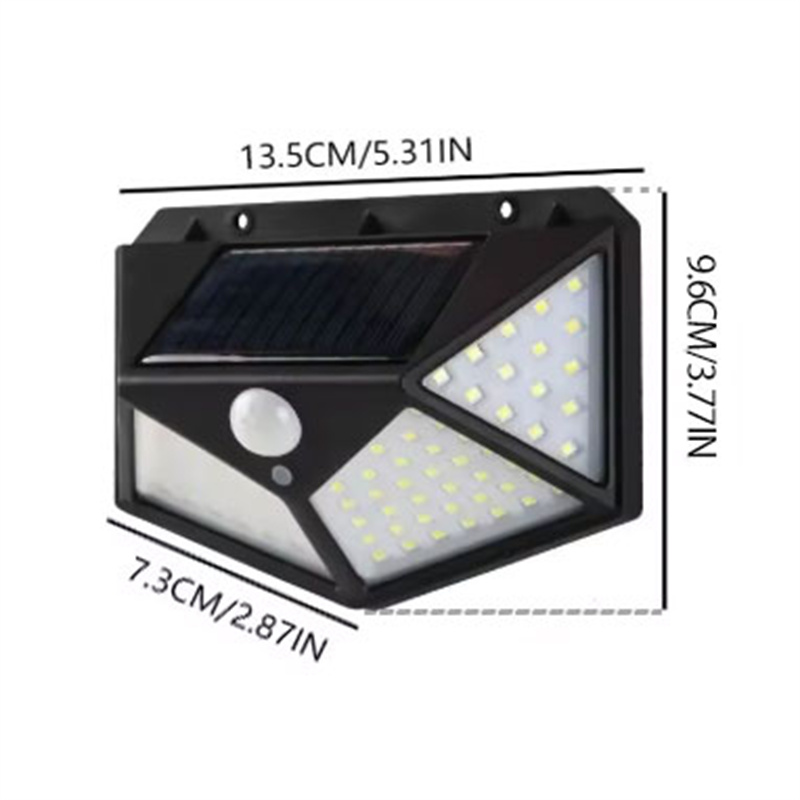 مصباح جداري شمسي بـ 100 مصباح  - مراجعة Outdoor Lighting Motion Sensor وسعره