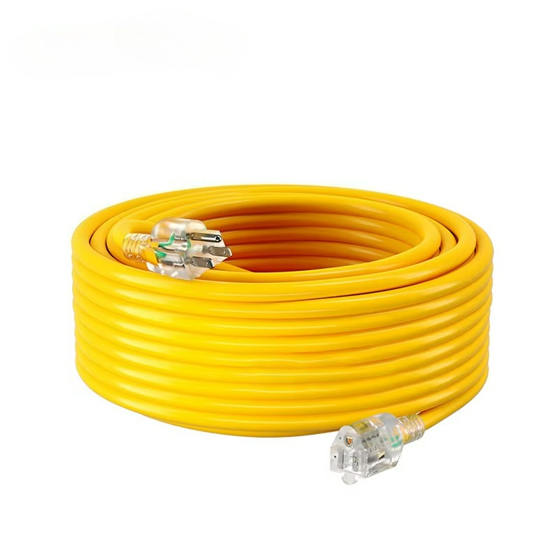 12 مقياس 12/3 SJTW الثقيلة في  - مراجعة Outdoor Lighting Extension Cord وسعره