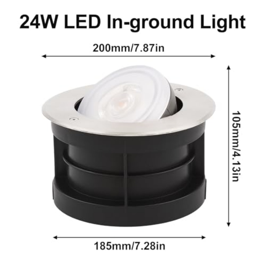 مصباح أرضي قابل لتعديل الزاوية - مراجعة Outdoor Lighting Ground Fixtures وسعره